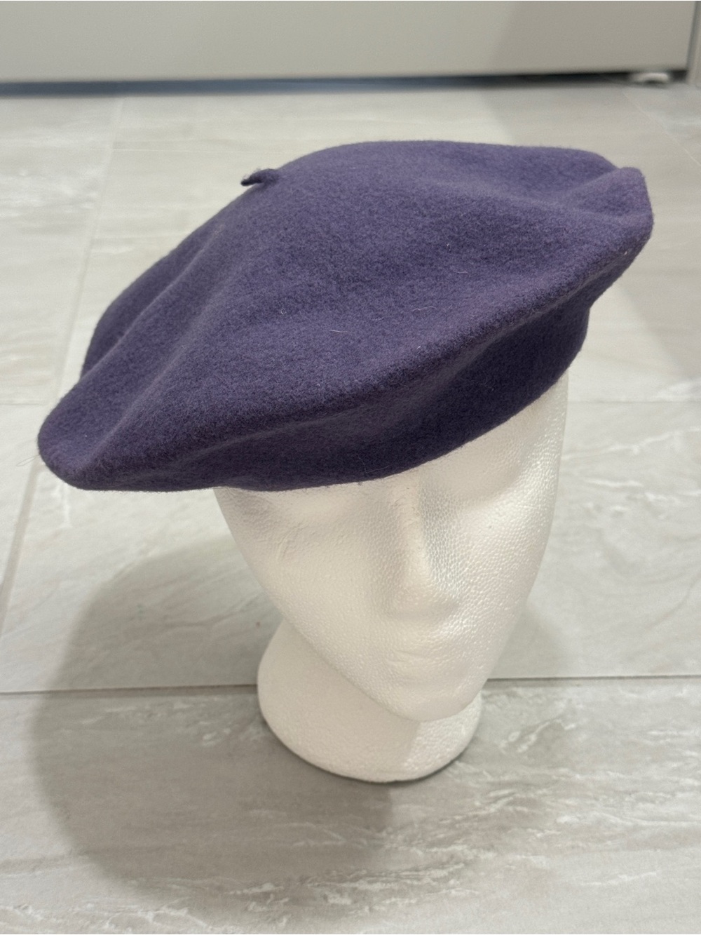 Kangol Purple Wool Beret Dark Academia Parisian Chic Twee